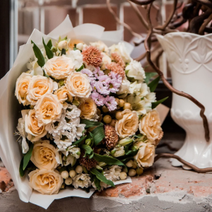 Tropical Palm & Bird of Paradise